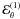 \hbox{$\mathcal{E}^{(1)}_\theta$}