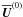 \hbox{$\meanv{U}^{(0)}$}