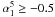 \hbox{$\alpha_1^5\ge-0.5$}