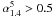 \hbox{$\alpha_{1.4}^5>0.5$}