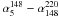 \hbox{$\alpha_{5}^{148}-\alpha_{148}^{220}$}