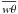 \hbox{$\overline{w\theta}$}