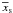 \hbox{$\overline{x}_{\rm s}$}