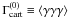 \hbox{$\Gamma^{(0)}_{\rm cart} \equiv \ba{\gamma\gamma\gamma}$}