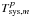 \hbox{$T^p_{\mathrm{sys},m}$}