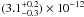 \hbox{$(3.1^{+0.2}_{-0.3}) \times 10^{-12}$}