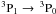 \hbox{$^3{\rm P}_{1}\rightarrow\,^3{\rm P}_{0}$}