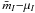 \hbox{$\bar{m}_I{-}\mu_I$}
