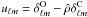 \appendix \setcounter{section}{2} \hbox{$u_{\ell m} = \delta^{\rm O}_{\ell m} - \hat{\rho} \delta^{\rm C}_{\ell m} $}