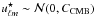 \appendix \setcounter{section}{2} \hbox{$u^\star_{\ell m} \sim \mathcal{N}(0,C_{\mathrm{CMB}})$}