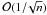 \appendix \setcounter{section}{2} \hbox{$\mathcal{O}(1/\!\sqrt{n})$}