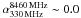 \hbox{$\alpha_{\mathrm{330\,MHz}}^{\mathrm{8460\,MHz}}\sim 0.0$}