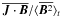 \hbox{$\overline{\JJ\cdot\BB}/\bra{\overline{\BB^2}}_t$}