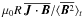 \hbox{$\mu_0 R\,\overline{\JJ\cdot\BB}/\bra{\overline{\BB^2}}_t$}