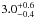 \hbox{$3.0^{+0.6}_{-0.4}$}