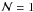 \hbox{$\mathcal{N}=1$}