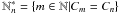 \appendix \setcounter{section}{1} \hbox{$\mathbb{N}^*_n = \{ m \in \mathbb{N} | C_m = C_n \}$}