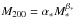 \appendix \setcounter{section}{1} \hbox{$M_{200}=\alpha_*M_*^{\beta_*}$}
