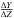 \hbox{$\frac{\Delta Y}{\Delta Z}$}