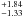 \hbox{$^{+1.84}_{-1.33}$}