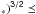 \hbox{$_*)^{\sf 3/2}\preceq$}