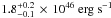\hbox{$1.8^{+0.2}_{-0.1} \,\times\, 10^{46}~ \textrm{erg}\ \textrm{s}^{-1}$}