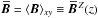 \hbox{$\meanBB=\langle \BB \rangle_{xy}\equiv \BBZ(z)$}