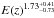 \hbox{$ E(z)^{1.73^{+0.41}_{-0.73}}$}