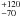 \hbox{$_{-70}^{+120}$}