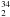 \hbox{$_2^{34}$}