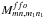 \appendix \setcounter{section}{3} \hbox{$M^{ffo}_{mn,m_1n_1}$}
