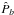 \hbox{$\hat{P}_b$}