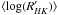 \hbox{$\langle \log(R'_{HK}) \rangle$}