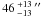 \hbox{$46\,^{+13}_{-13}\,\arcsec$}