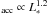 \hbox{$_{\rm acc} \propto L_{*}^{1.2}$}