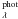 \hbox{$_{\lambda}^{\rm phot}$}