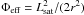 \appendix \setcounter{section}{1} \hbox{$\Phi_{\rm eff} = L_{\rm sat}^2 / (2r^2)$}