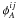 \hbox{$\phi_A^{ij}$}
