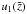 \hbox{$u_1(\tilde{z})$}