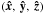 \hbox{$(\vec{\hat{x}},\,\mathbf{\hat{y}},\,\vec{\hat{z}})$}