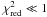 \hbox{$\chi_{\rm red}^{2} \ll1$}