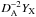 \hbox{$D_{\rm A}^{-2} \YX$}