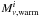 \hbox{$M_{\nu, {\rm warm}}^i$}