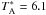 \hbox{$T_{\rm A}^{*}=6.1\,$}