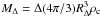 \hbox{$M_\Delta=\Delta (4\pi/3)R^3_\Delta\rho_{\rm c}$}