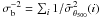\hbox{$\sigma^{-2}_{\rm b} = \sum_i 1/\sigscaled^2(i)$}