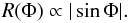 \appendix \setcounter{section}{1} \begin{equation} R(\Phi)\propto |\sin\Phi|. \end{equation}