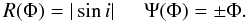 \appendix \setcounter{section}{1} \begin{equation} R(\Phi) = |\sin i|\hspace{0.5cm}\Psi (\Phi) =\pm\Phi. \end{equation}