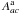 \hbox{$A_{ac}^{\rm a}$}