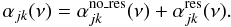 \appendix \setcounter{section}{1} \begin{equation} \alpha_{jk}(\nu) = \alpha_{jk}^{\rm no\_res}(\nu) + \alpha_{jk}^{\rm res} (\nu). \end{equation}